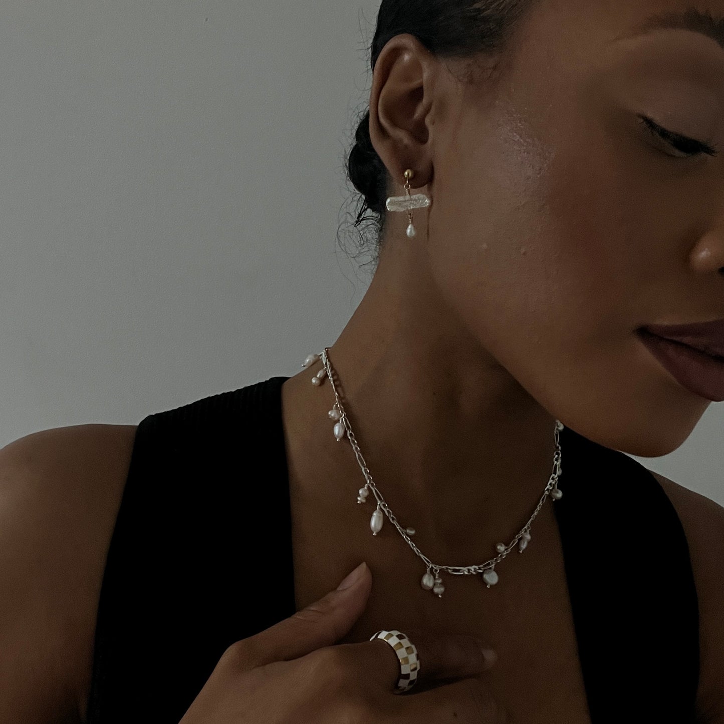 Simone Pearl Studs