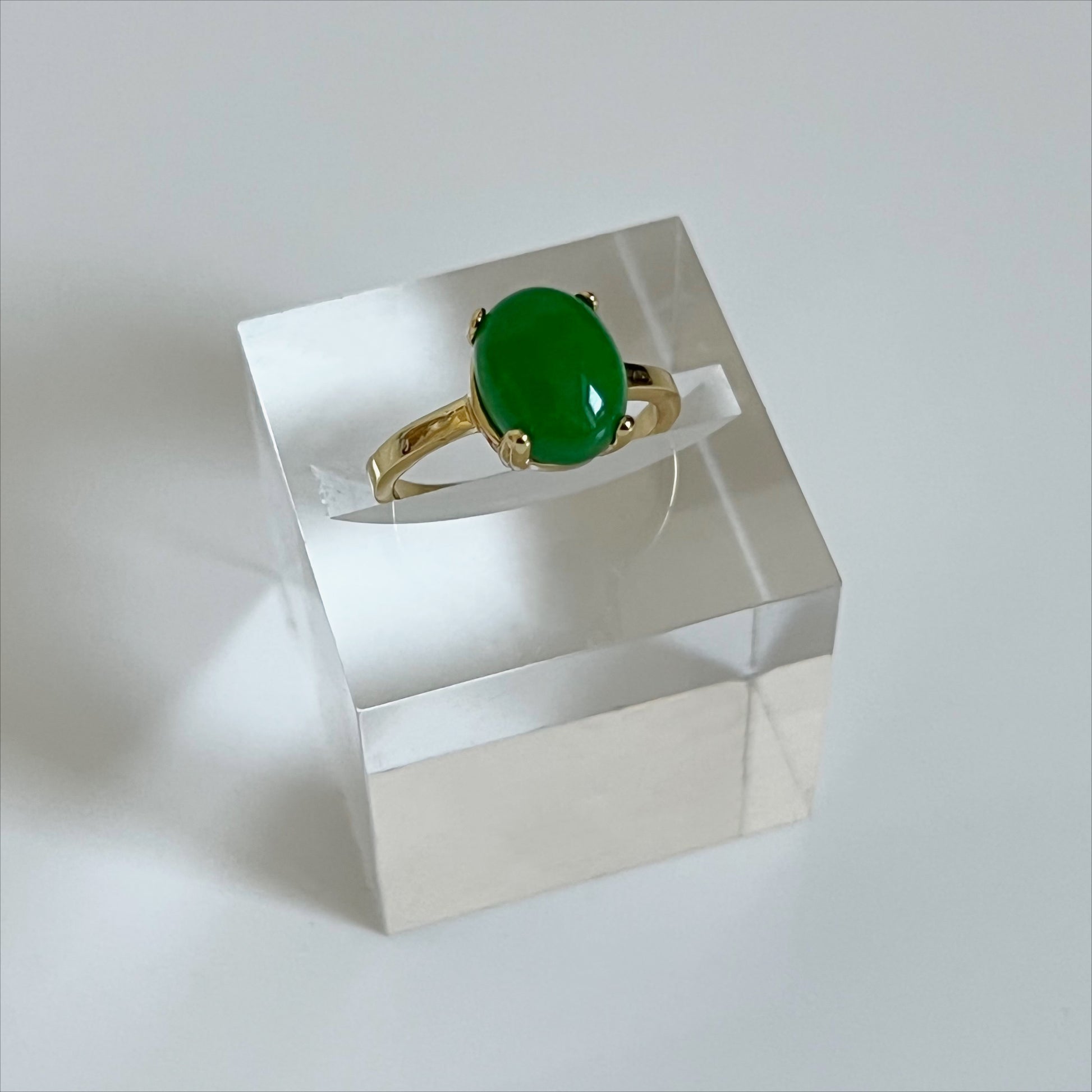 Jadeite Statement Ring