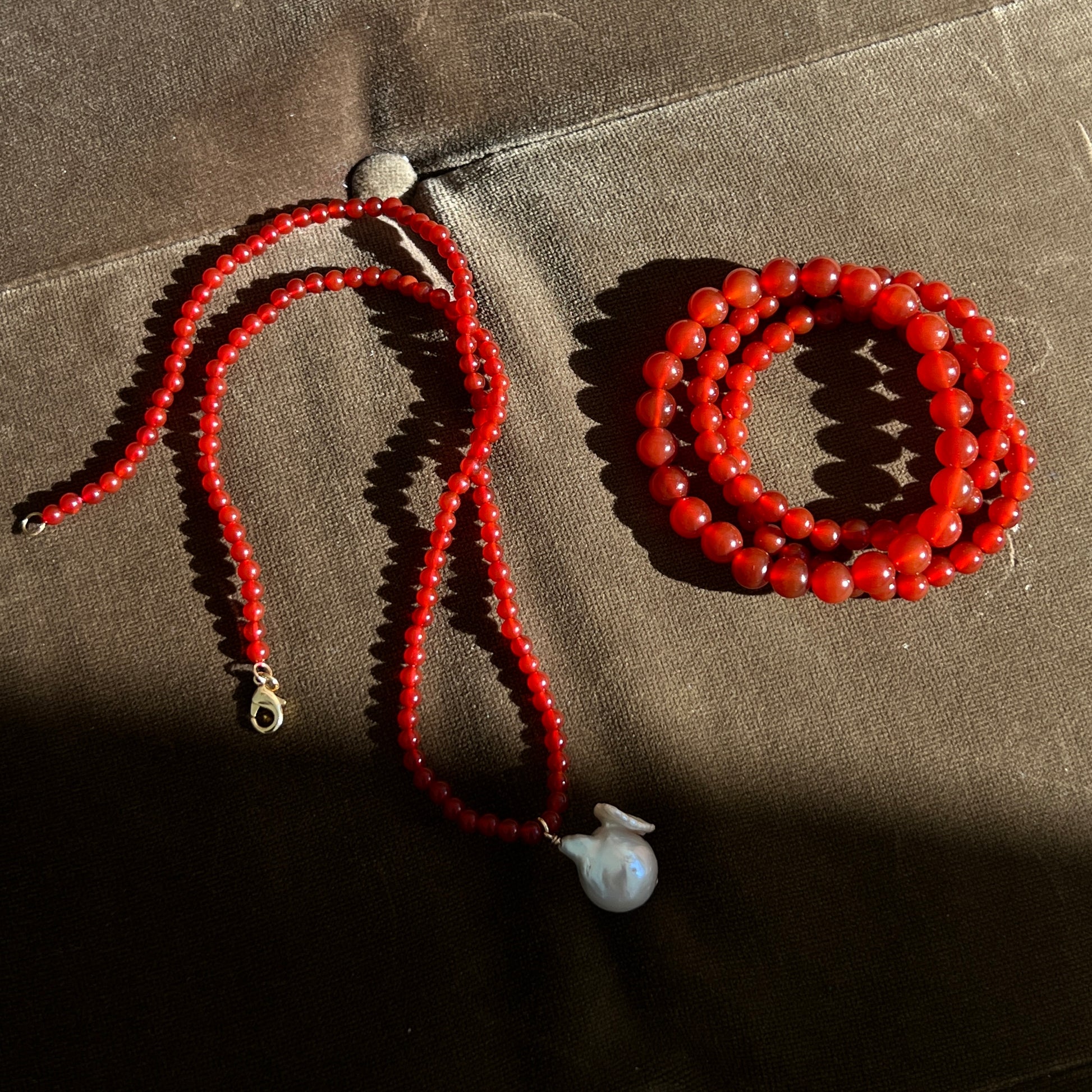 Carnelian Stone Bracelet