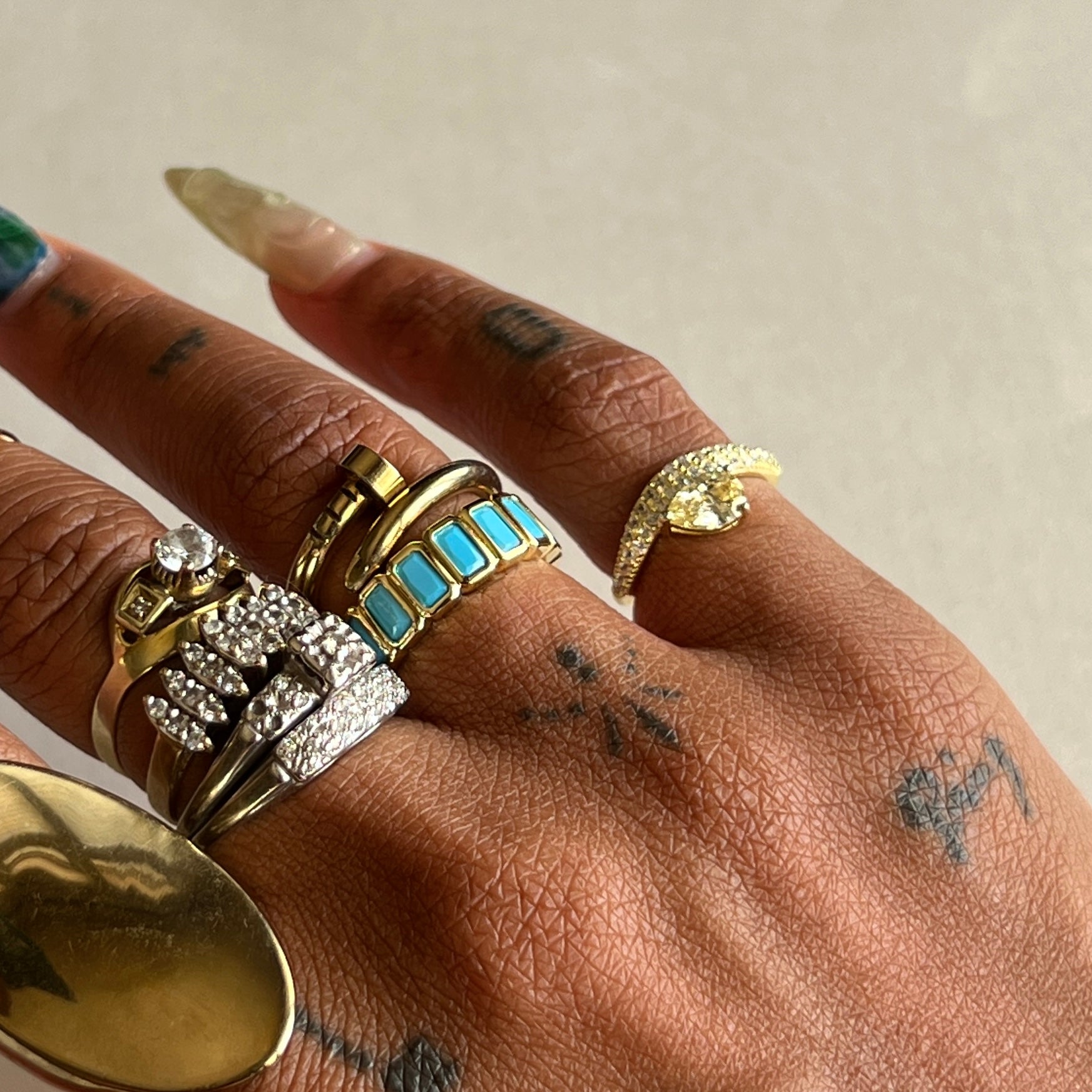 Dahlia Pinky Ring