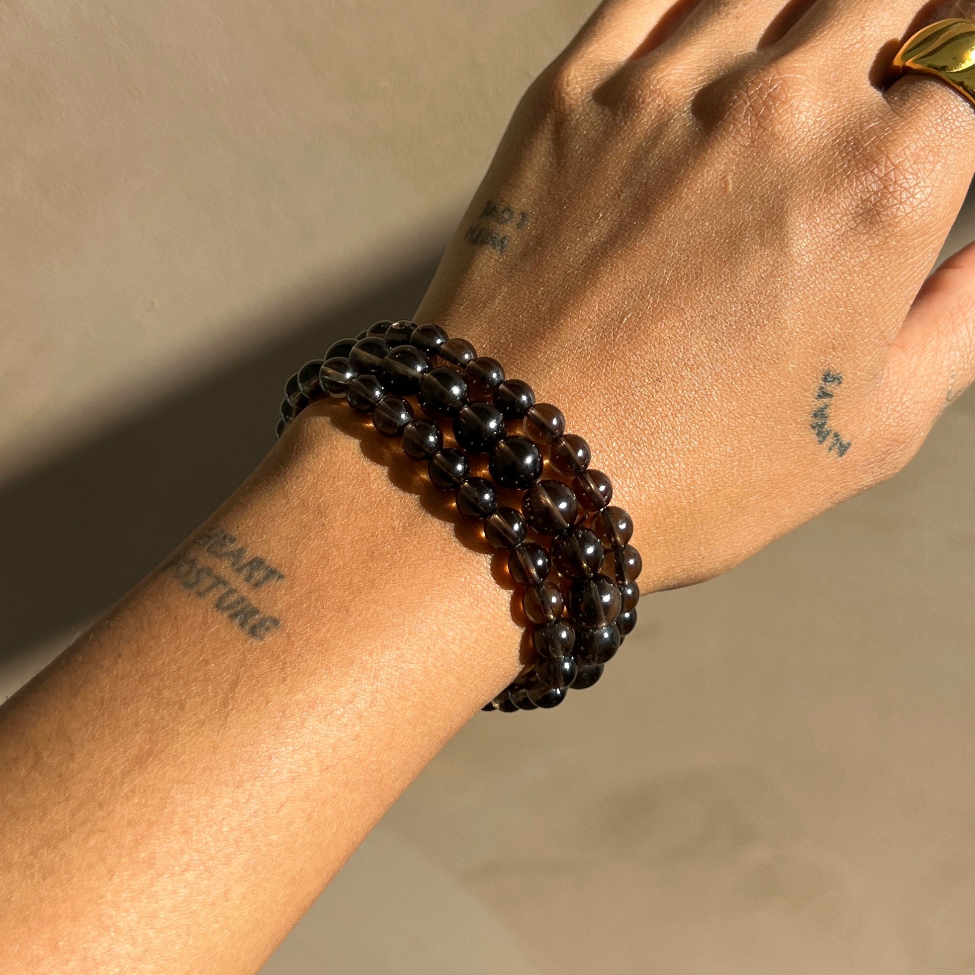 Smoky Quartz Stone Bracelet