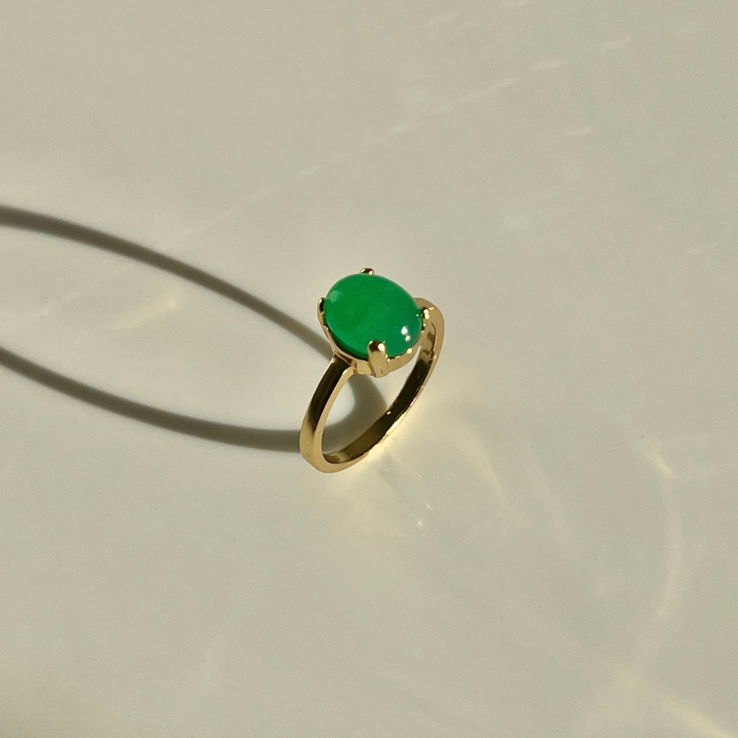 Jadeite Statement Ring