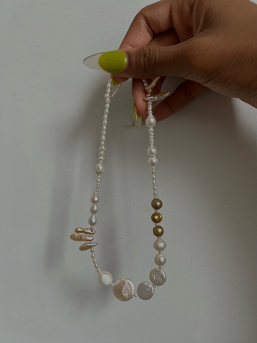 Celestine Pearl Necklace