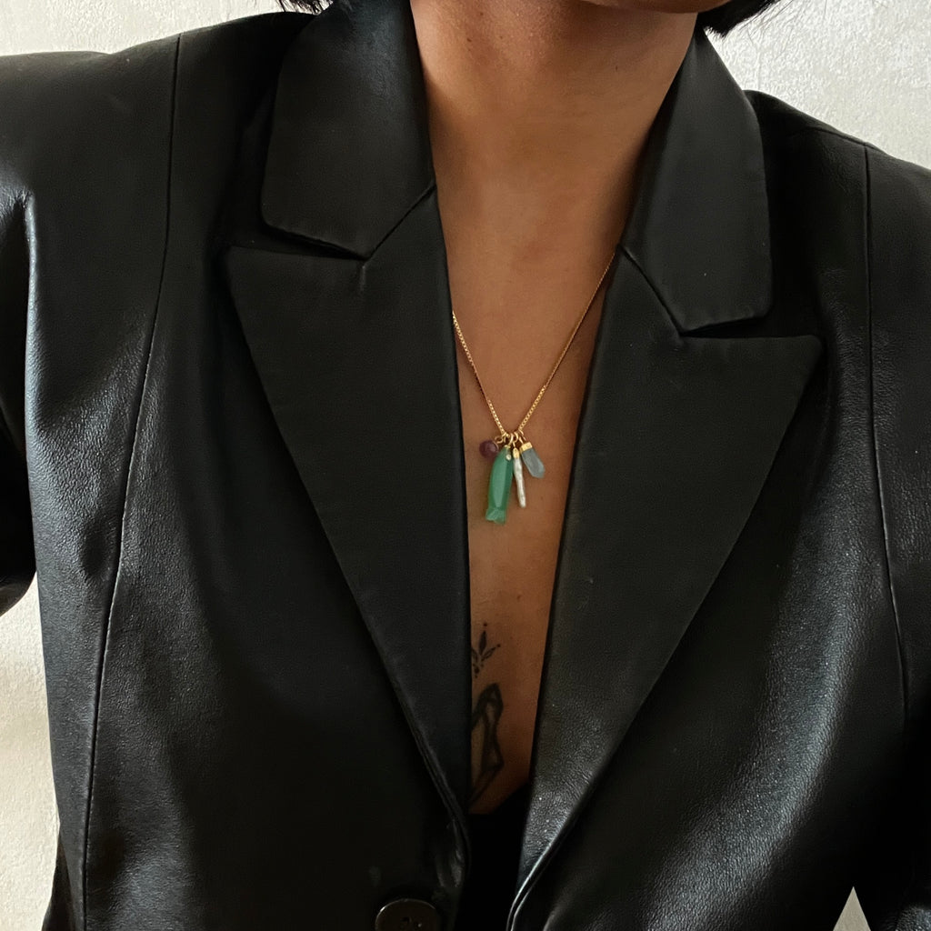 Maren Fish Green Onyx