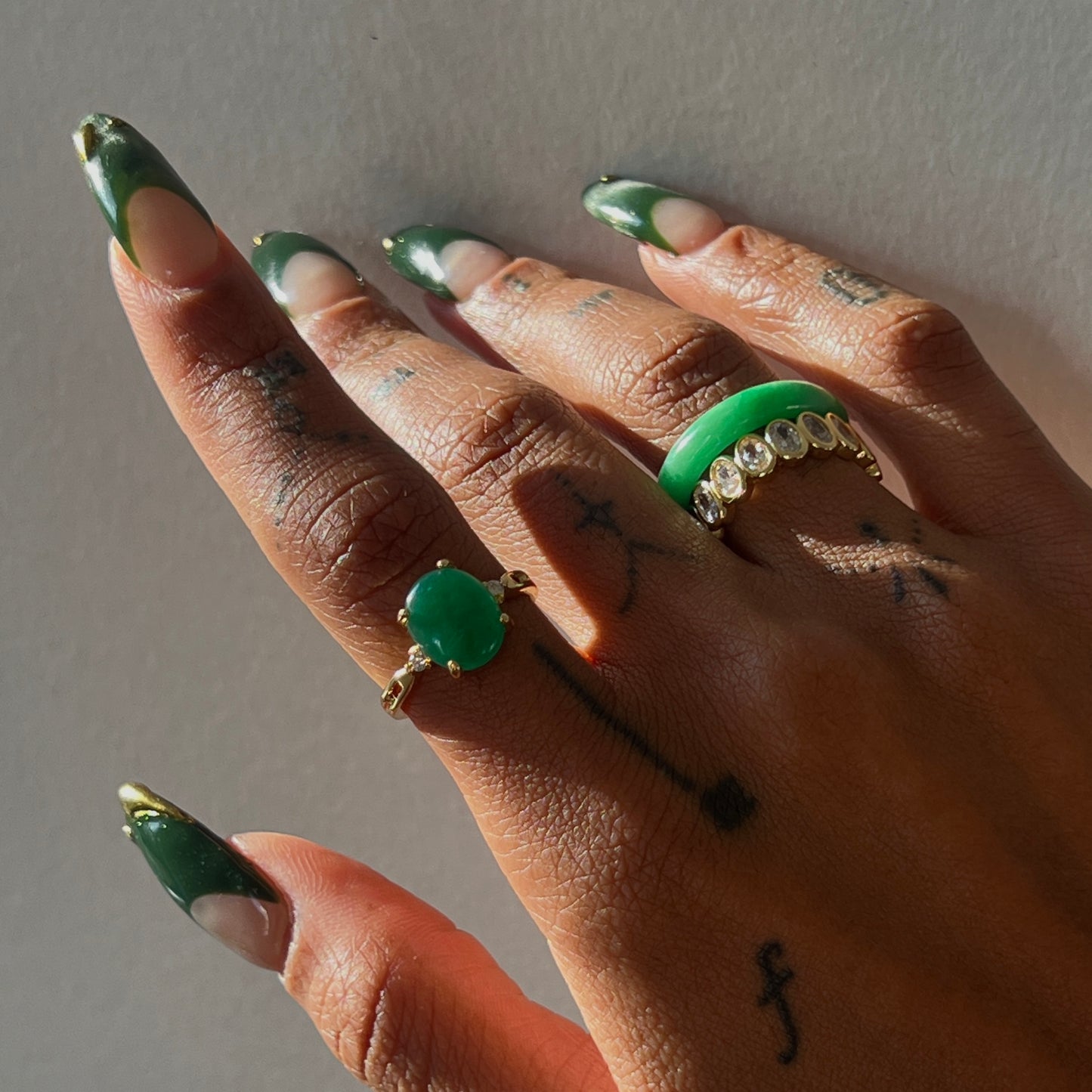 Jadeite Statement Ring