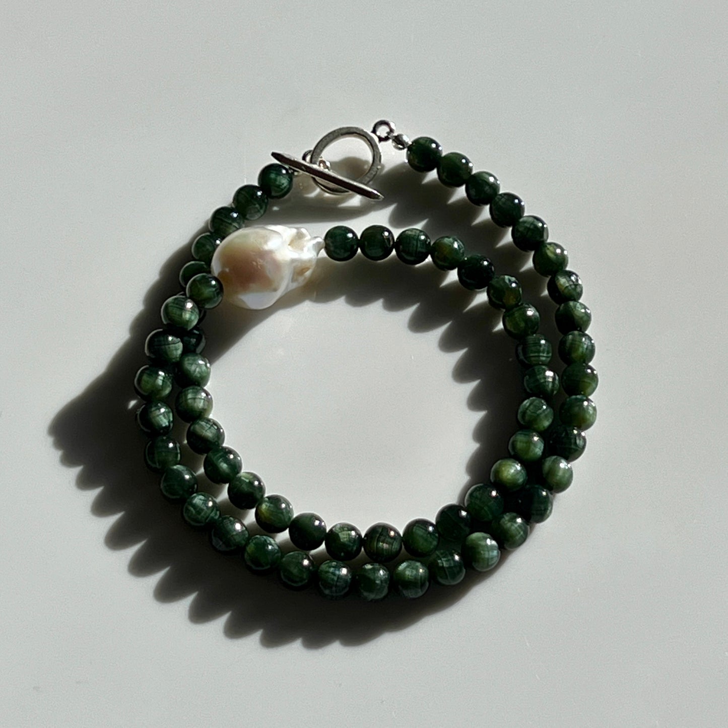 Seraphinite + Pearl