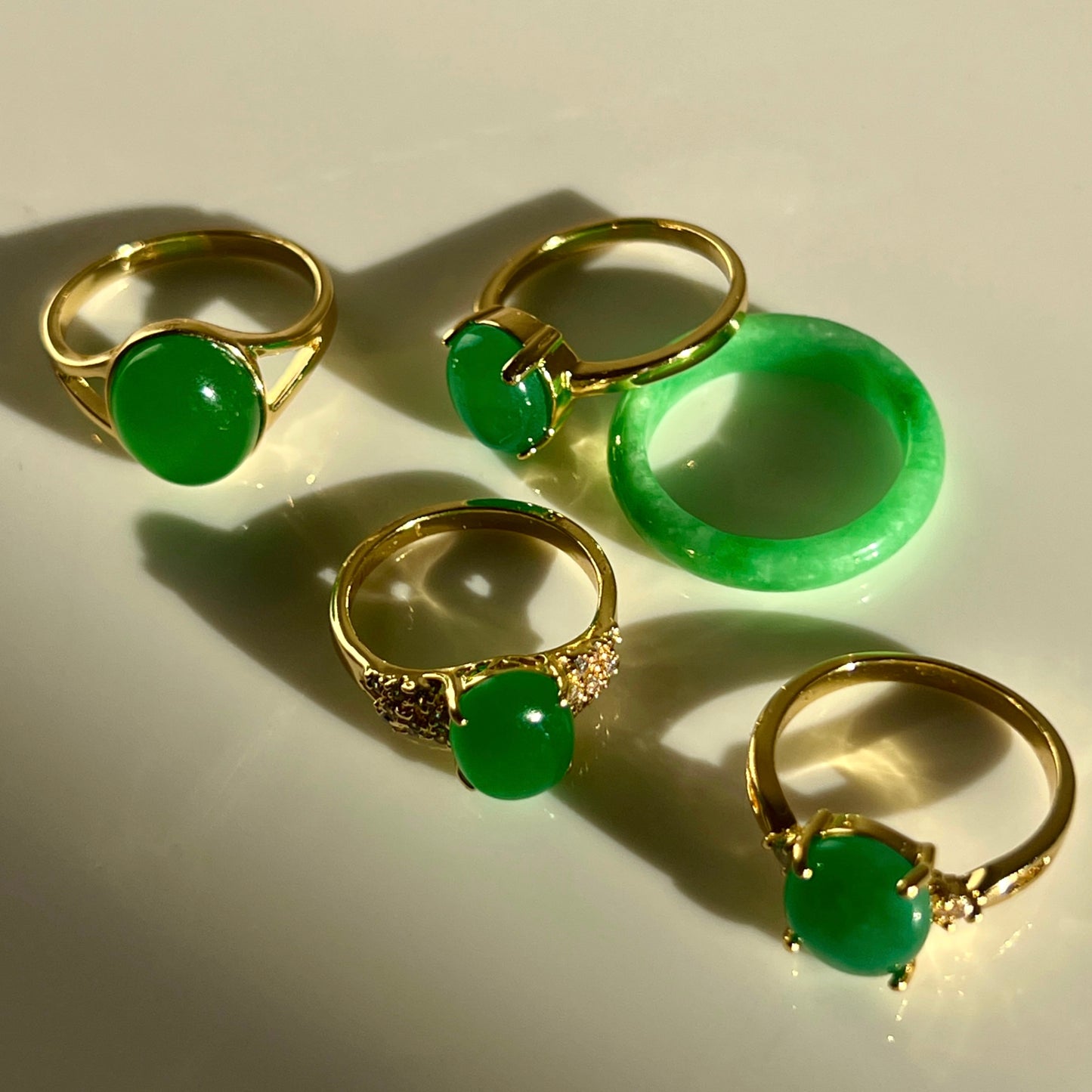 Jadeite Statement Ring