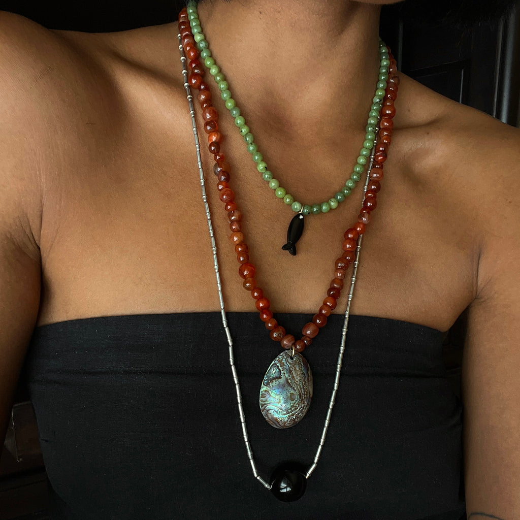 PISCES — Apple Jade + Onyx
