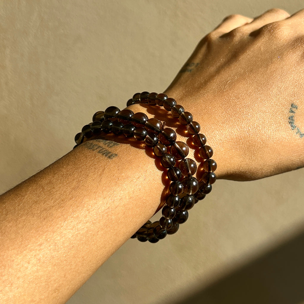 Smoky Quartz Stone Bracelet