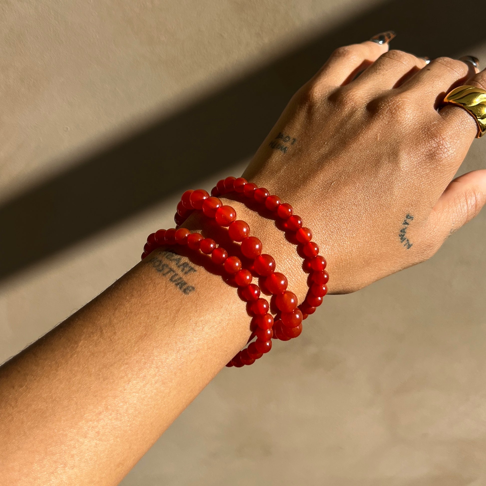 Carnelian Stone Bracelet