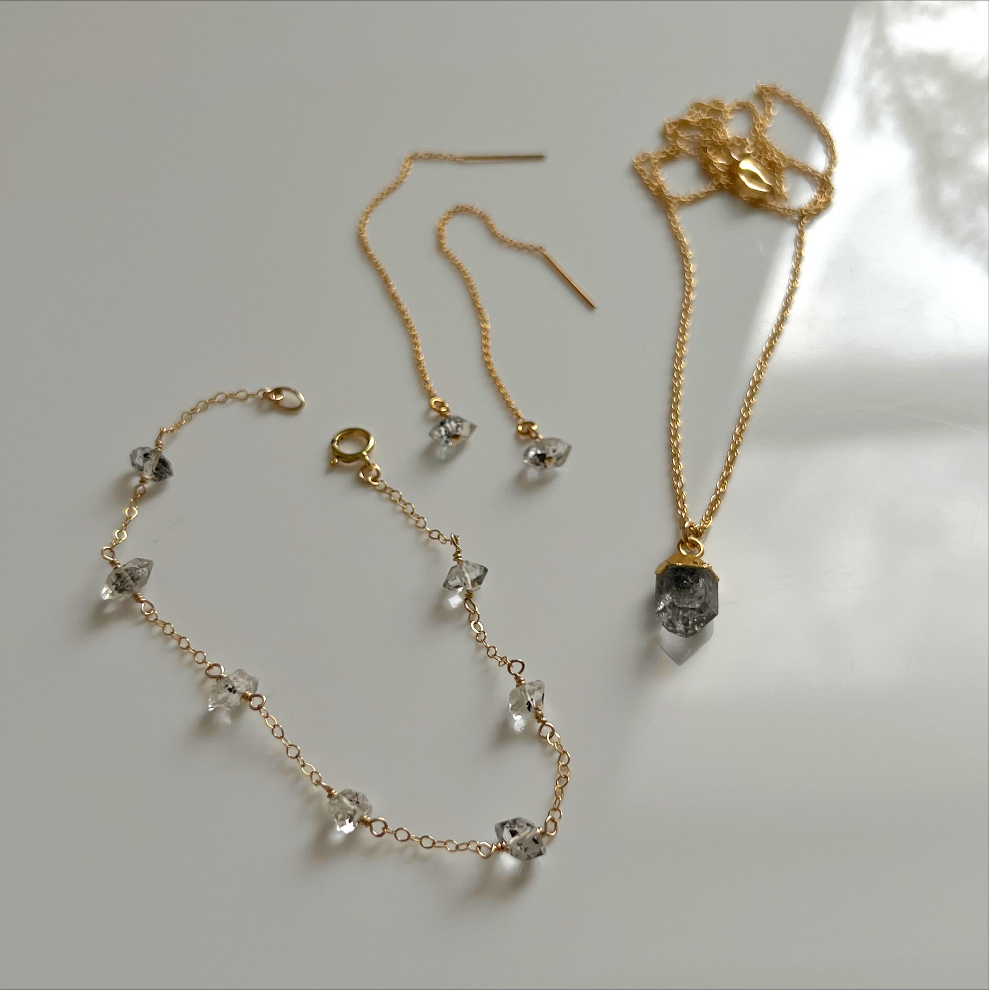 Herkimer Diamond Threaders