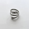 Silver wrap ring