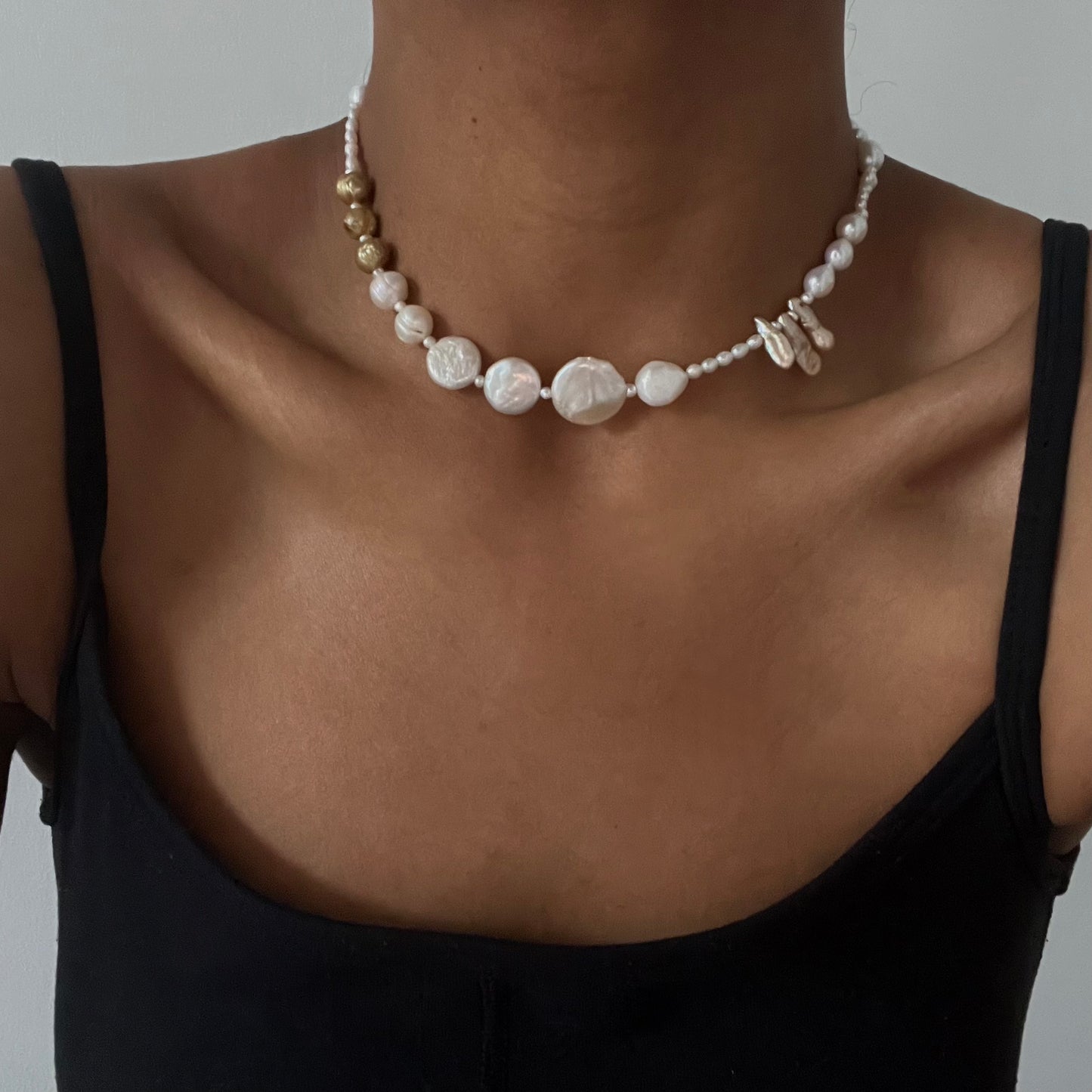 Celestine Pearl Necklace