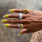 Jade Barrel Ring